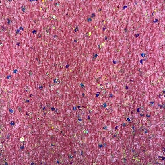 Lucy in the Sky Iridescent Sequin BodyCon Dress in Pink Size Small - Picture 7 of 9